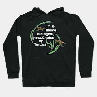 Marine Biologist Turtle Diving Hoodie